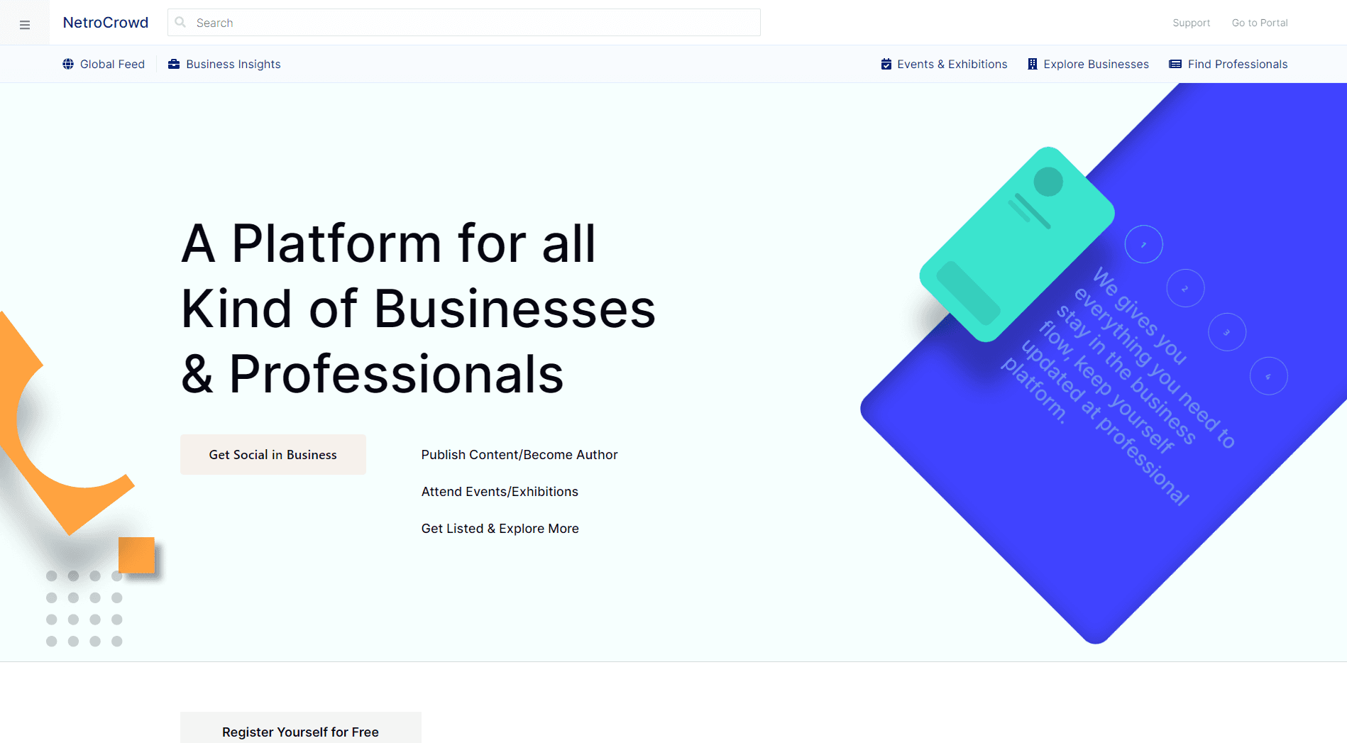 Netrocrowd interface screenshot